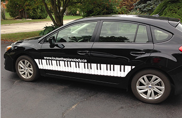 Louise the piano lady car small photo